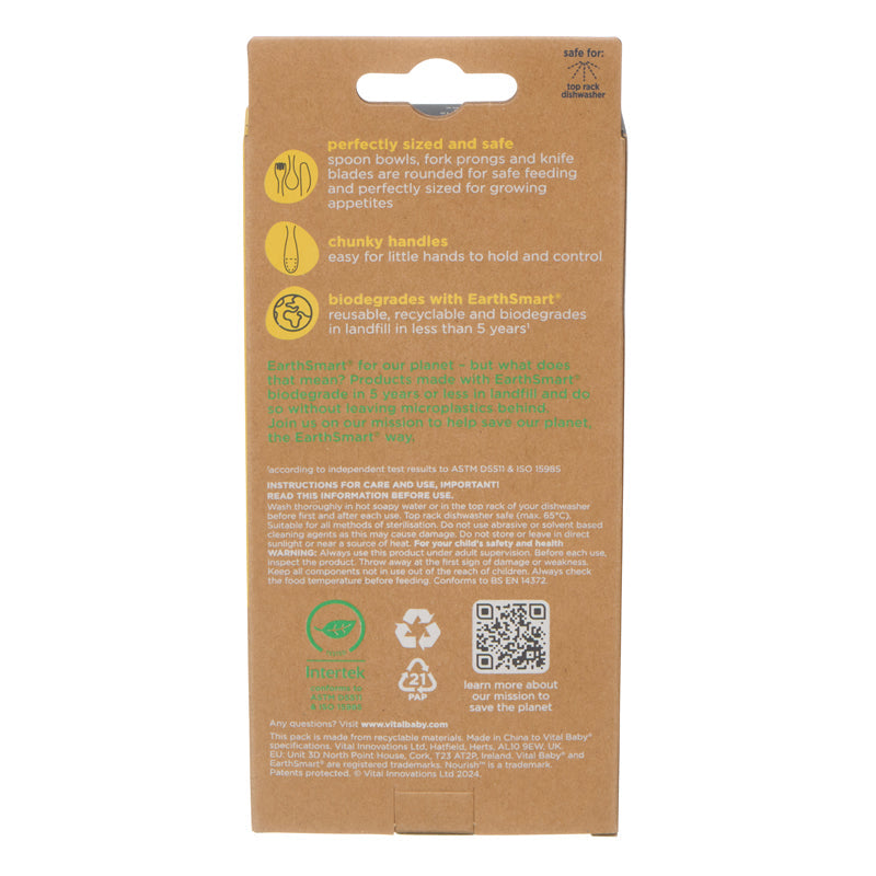 Vital Baby Nourish Perfectly Simple Cutlery - 15 Pack