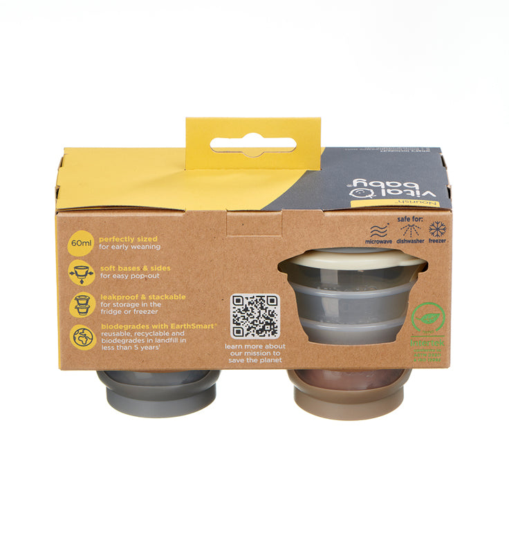 Vital Baby Nourish Store & Wean™ Pots - 60ml - 6 Pack