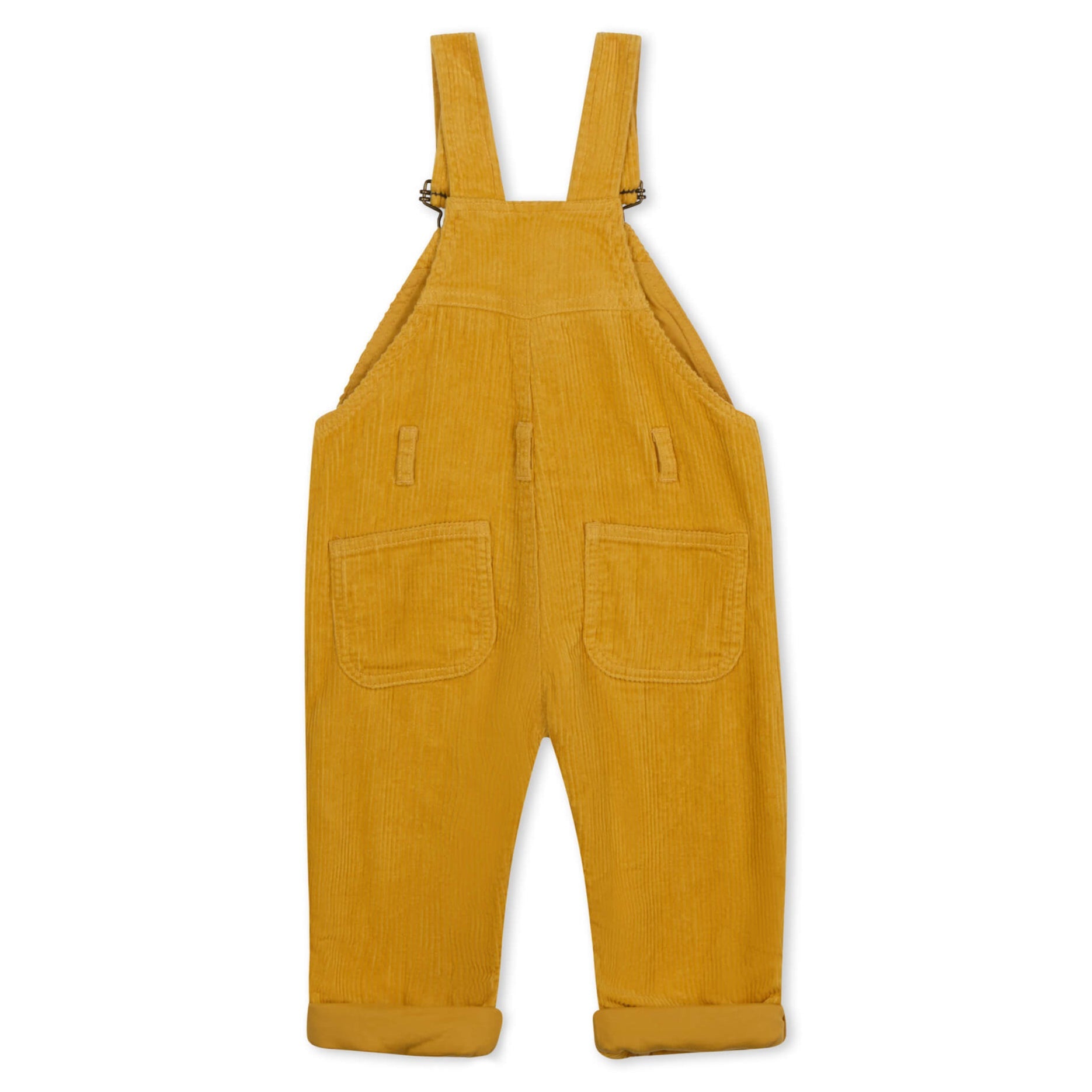 Dotty Dungarees Chunky Cord Dungarees - Ochre
