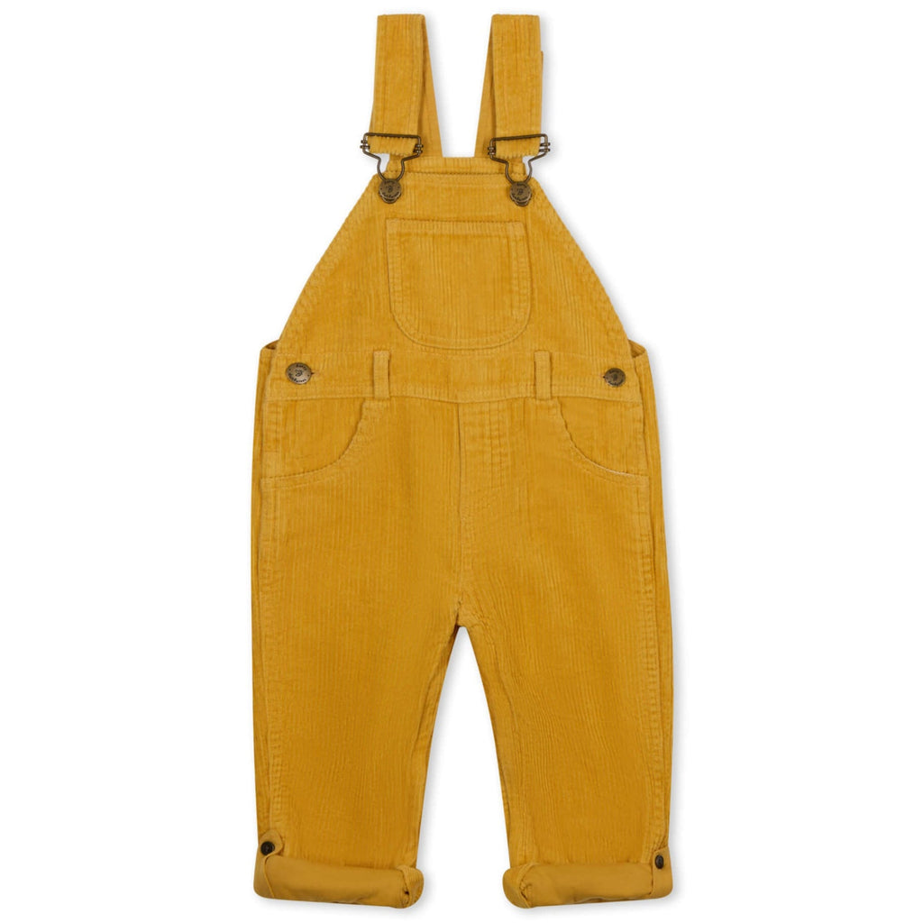 Dotty Dungarees Chunky Cord Dungarees - Ochre