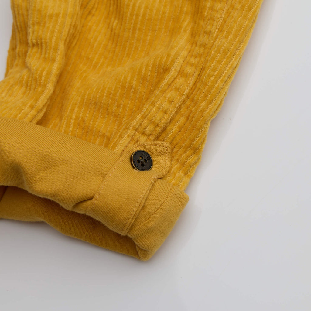 Dotty Dungarees Chunky Cord Dungarees - Ochre