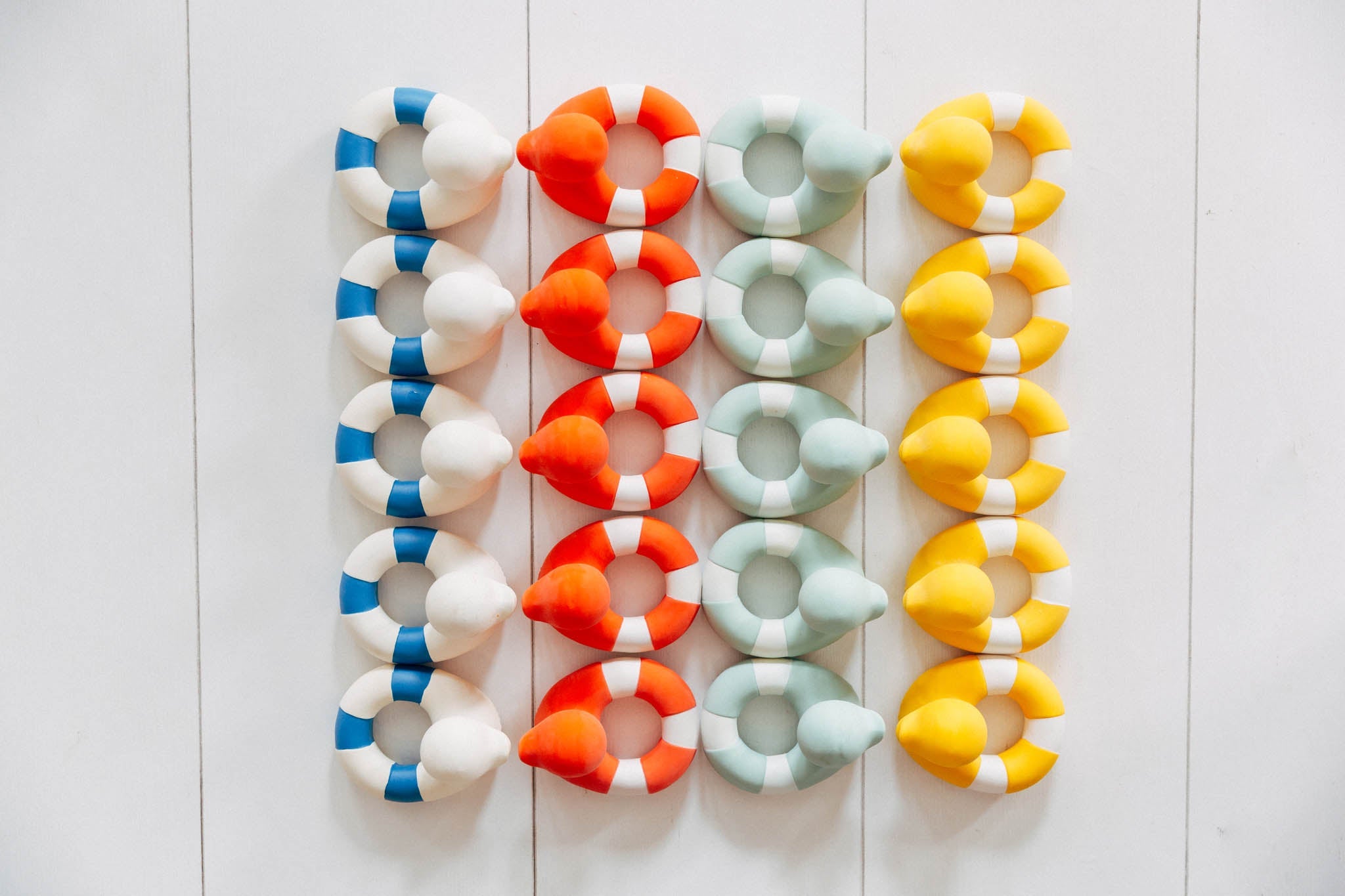 Oli & Carol Floatie Duck Yellow Bath Toy / Teether