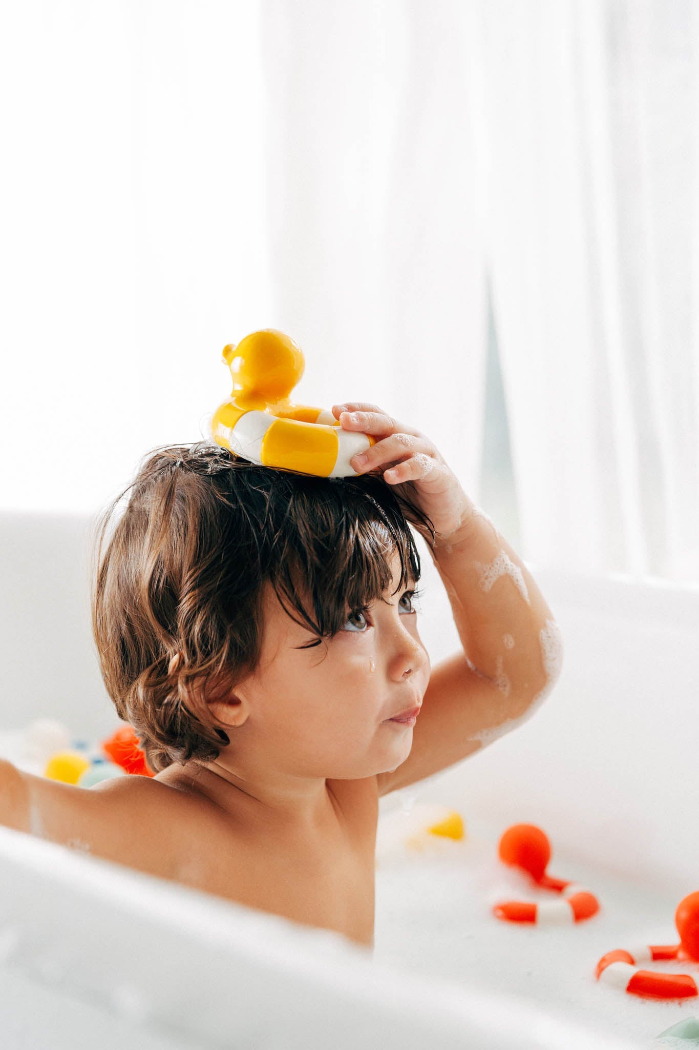 Oli & Carol Floatie Duck Mint Bath Toy / Teether
