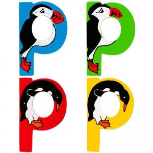 Wooden Letters for Children's Bedroom Doors