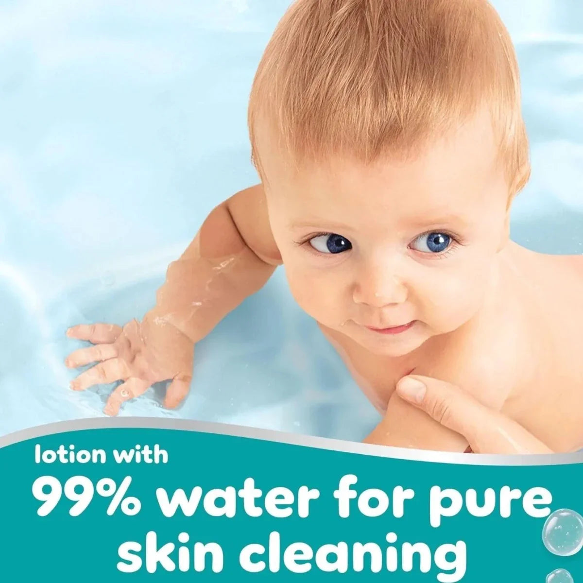 Pampers 99% Water Plastic Free Baby Wipes - 12 Packs