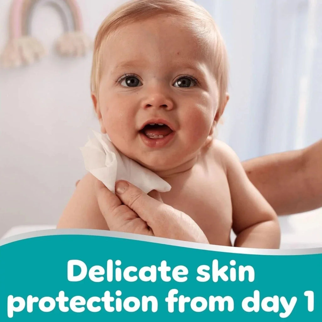 Pampers 99% Water Plastic Free Baby Wipes - 12 Packs