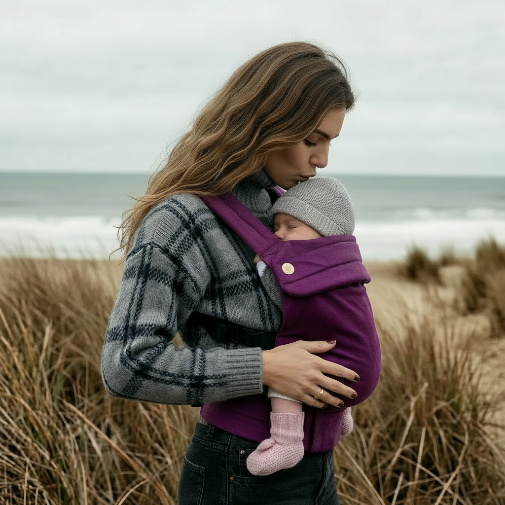 Velvet Baby Carrier - Berry Kiss