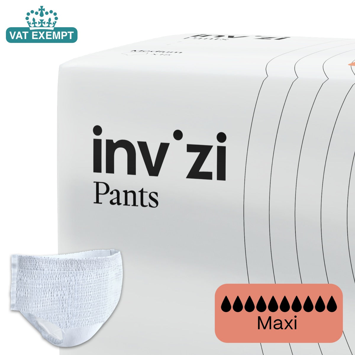 Invizi Pants Incontinence Pants- Maxi