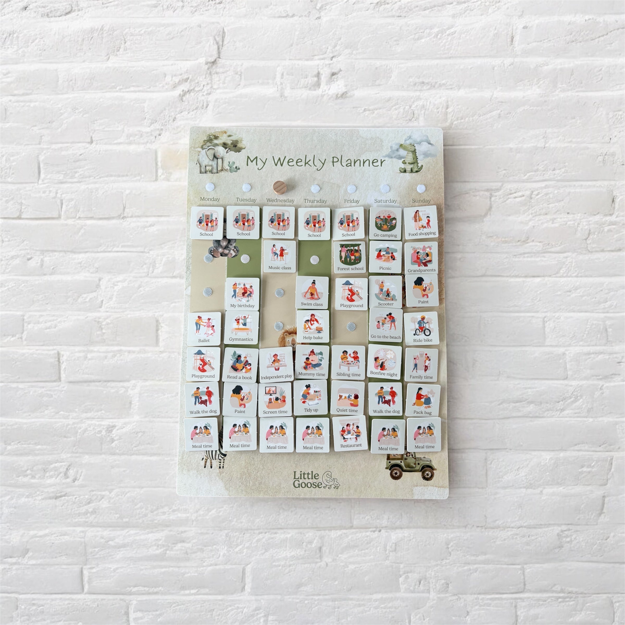 Weekly Planner for Kids - A3
