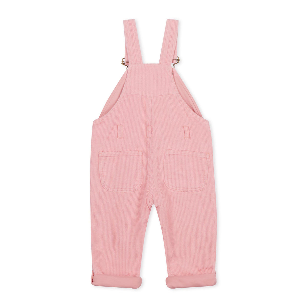 Dotty Dungarees Chunky Cord Dungarees - Pink