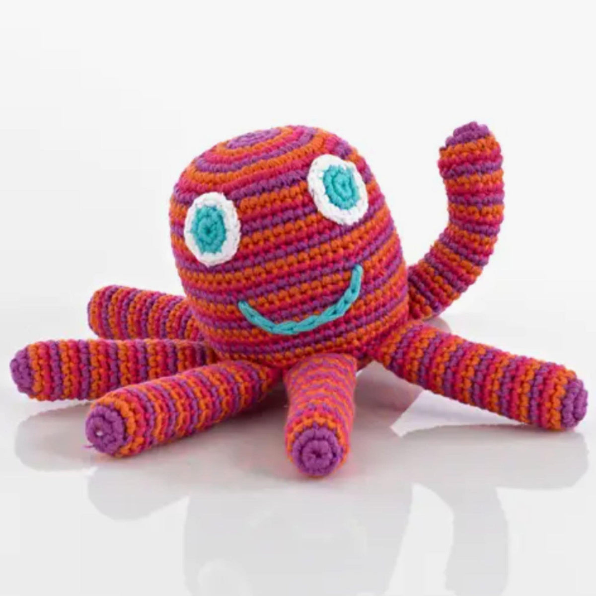 The Tiny Baby Boutique - Baby Rattle - Octopus