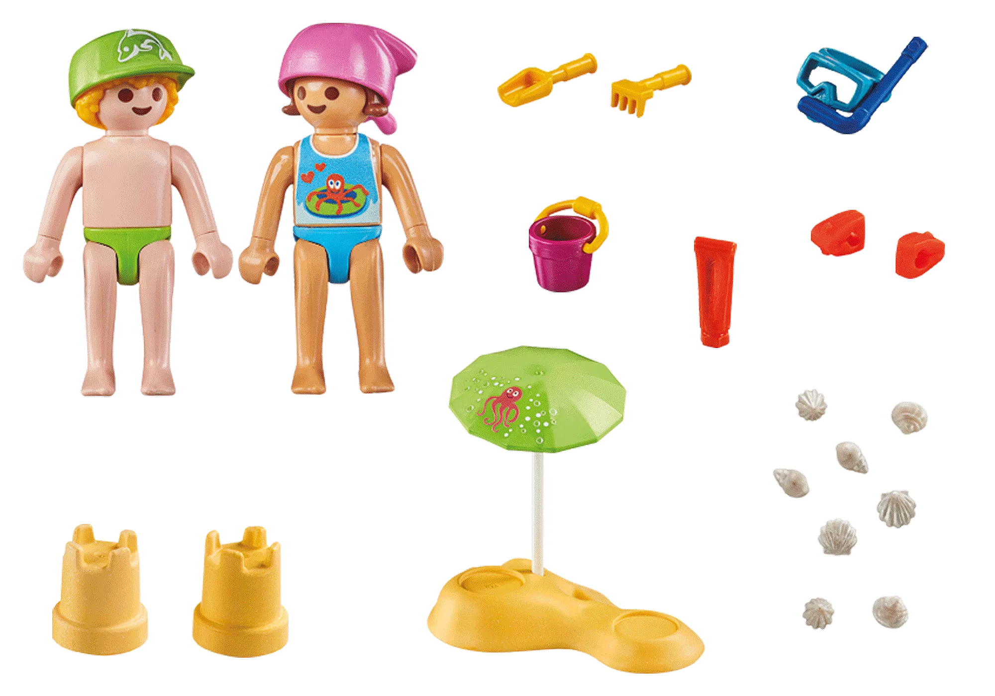 Playmobil Kids with Sand Castle - 71581