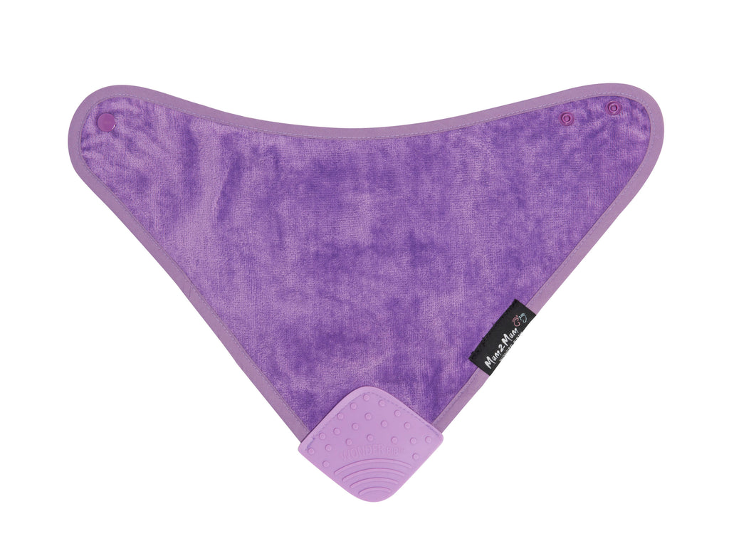 3 PACK - Mum 2 Mum Teething Bandana Wonder Bib - Six Colours