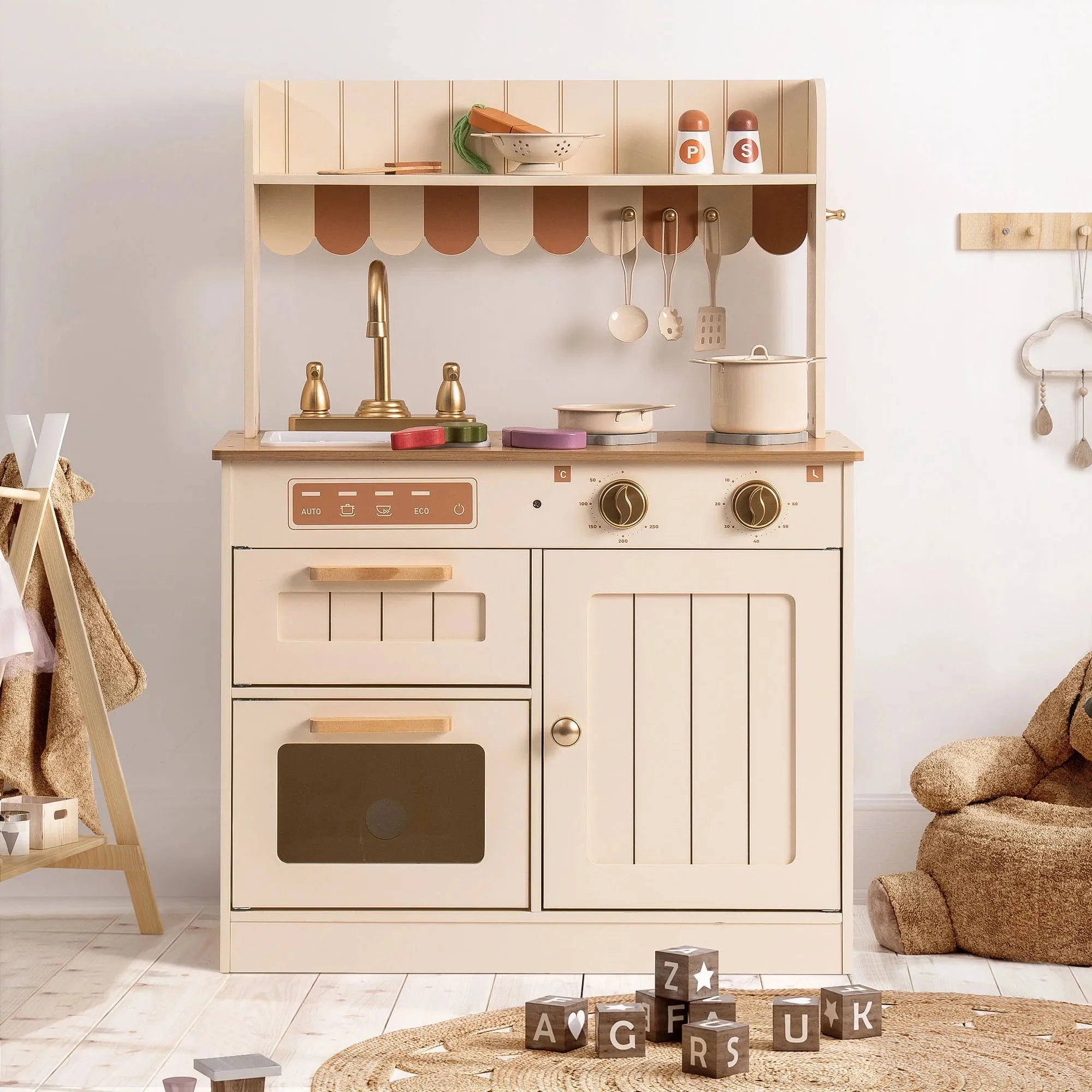 Tiny Chef - Premium Wooden Play Kitchen