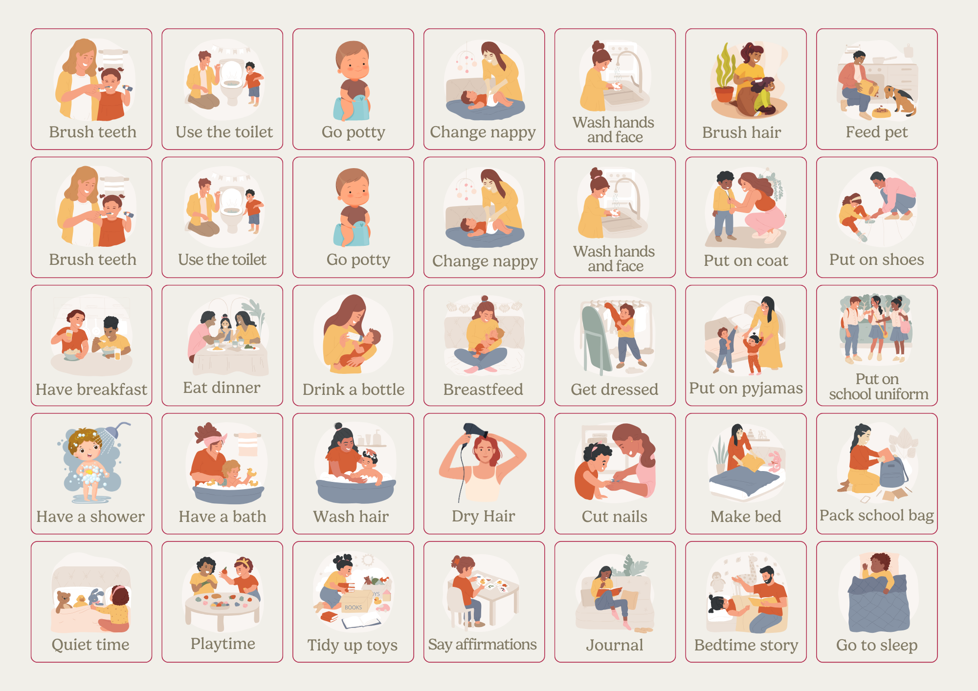 Little Goose Routine Kids Planner - Baby&More