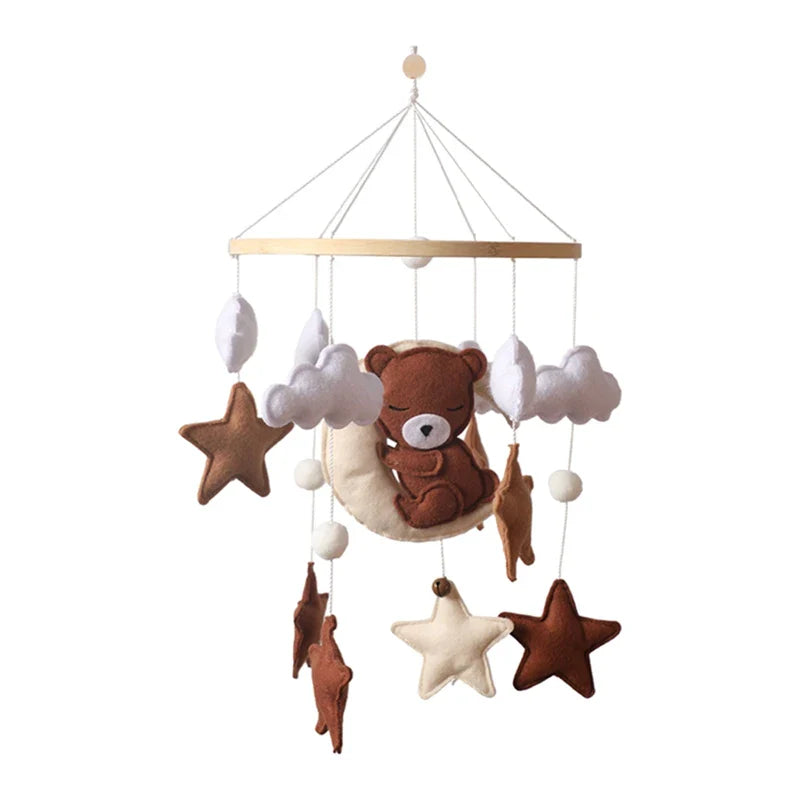 Wooden Nursery Mobile with Many Designs