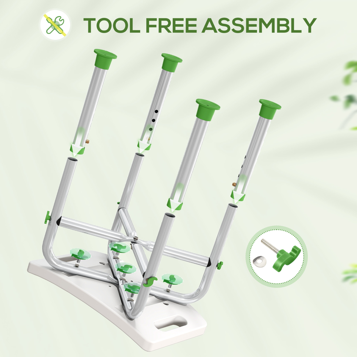 Bath / Shower Stool, Adjustable Height - Max 150kg