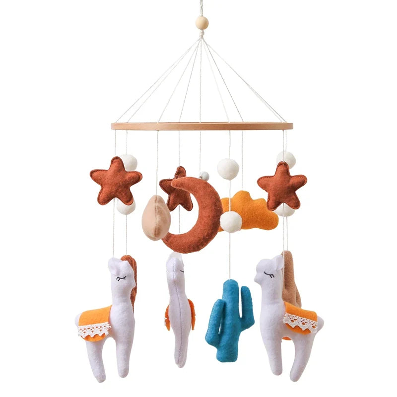 Wooden Nursery Mobile with Many Designs