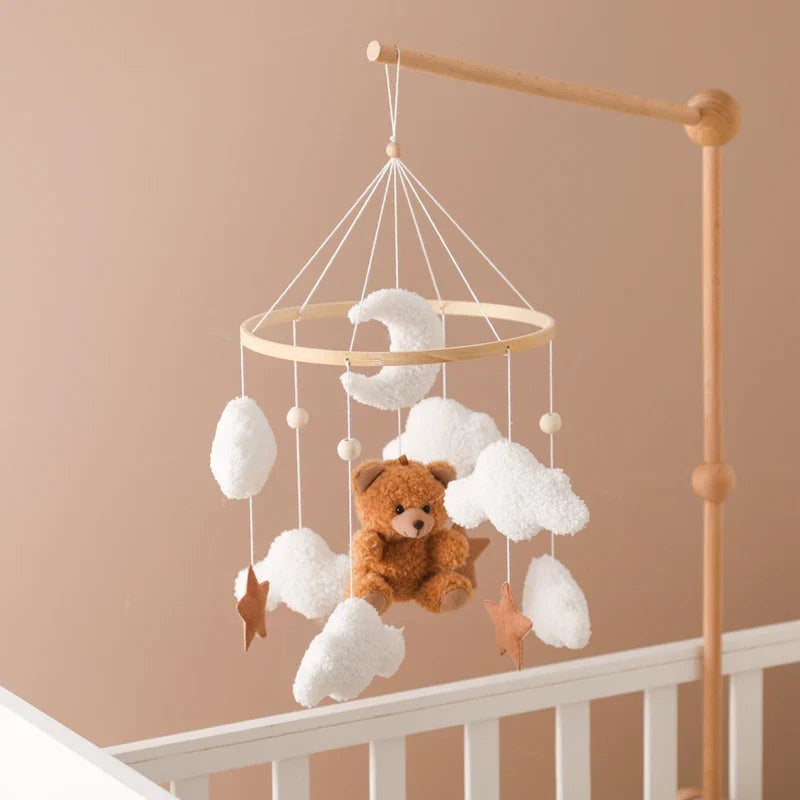 Wooden Nursery Mobile with Many Designs