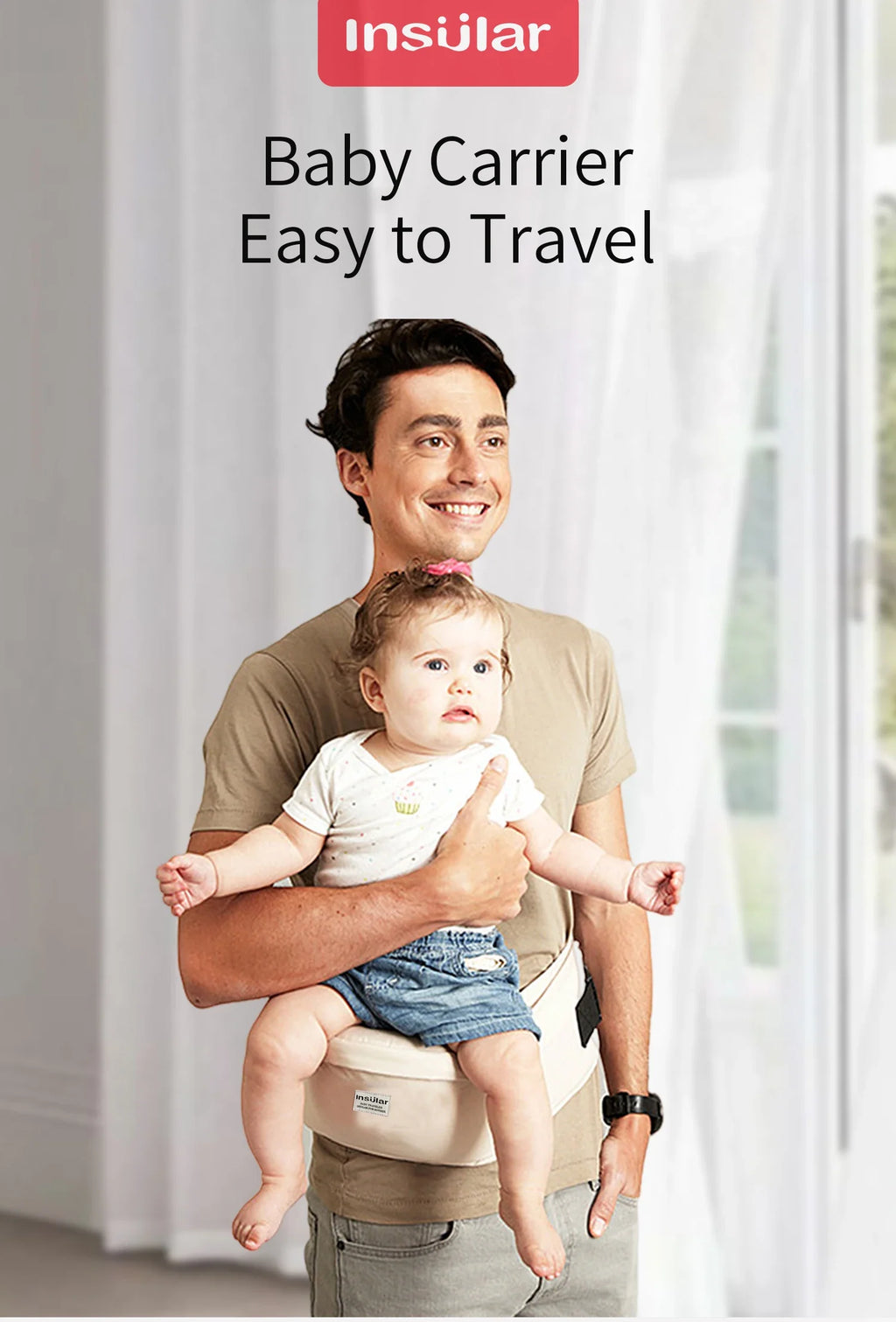 Hip Seat Style Baby Carrier