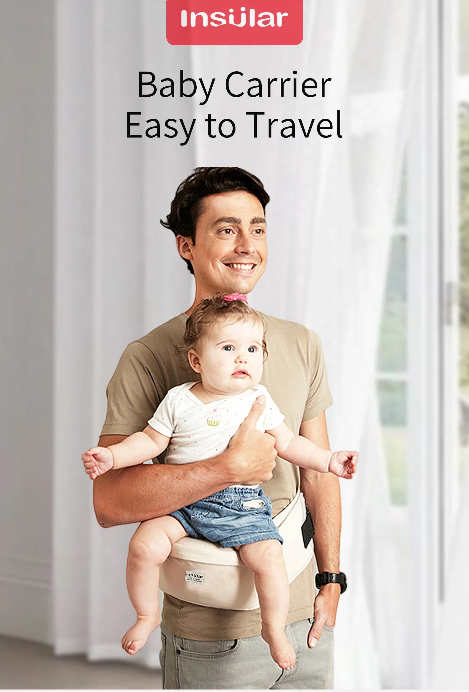 Hip Seat Style Baby Carrier