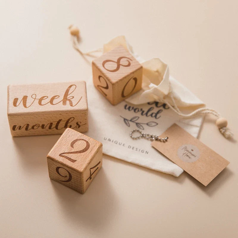 Wooden Milestone Blocks
