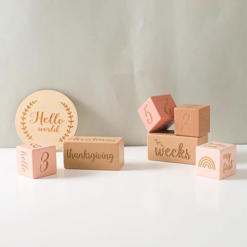 Wooden Milestone Blocks