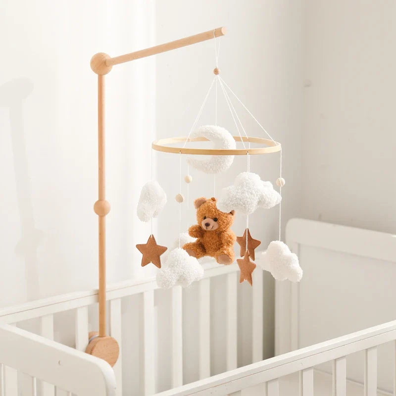 Wooden Nursery Mobile with Many Designs