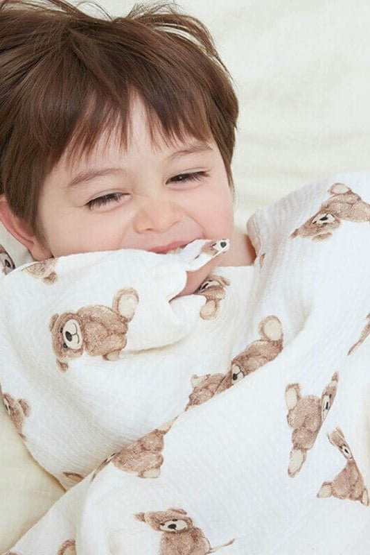 Cozy Crew Club - Baby Bear Hooded Bath Towel