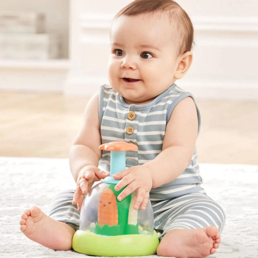 Skip Hop Farmstand Push & Spin Baby Walker Toy