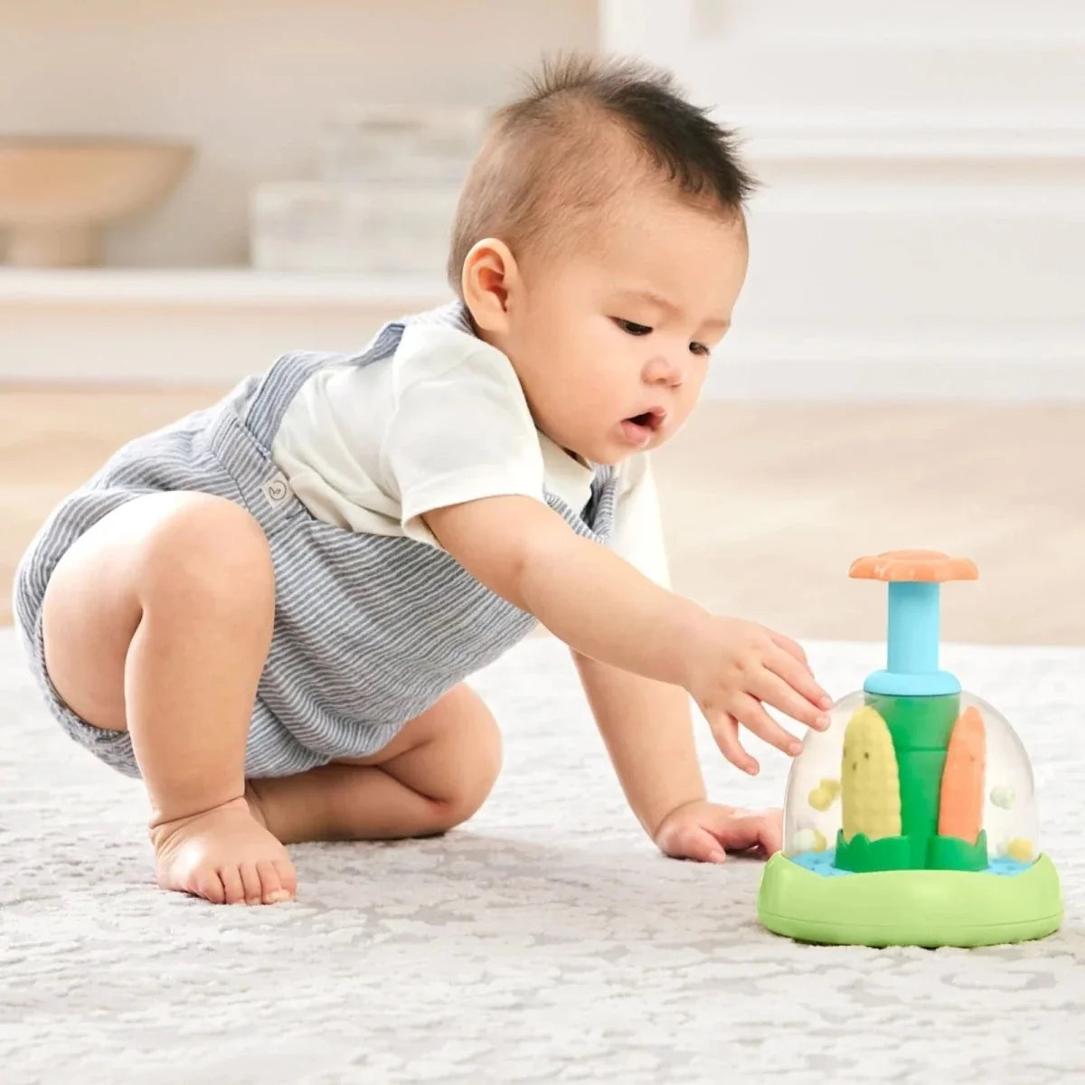 Skip Hop Farmstand Push & Spin Baby Walker Toy
