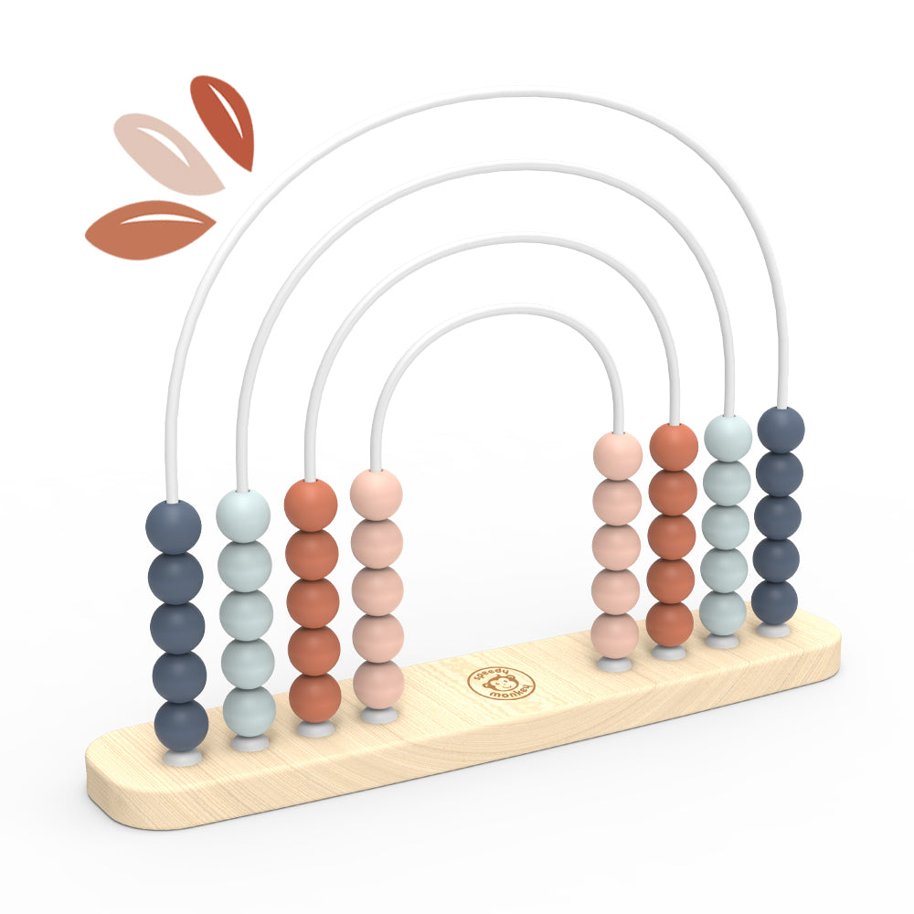 Speedy Monkey Wooden Rainbow Abacus
