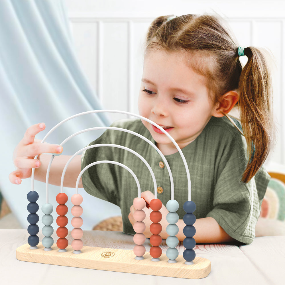 Speedy Monkey Wooden Rainbow Abacus