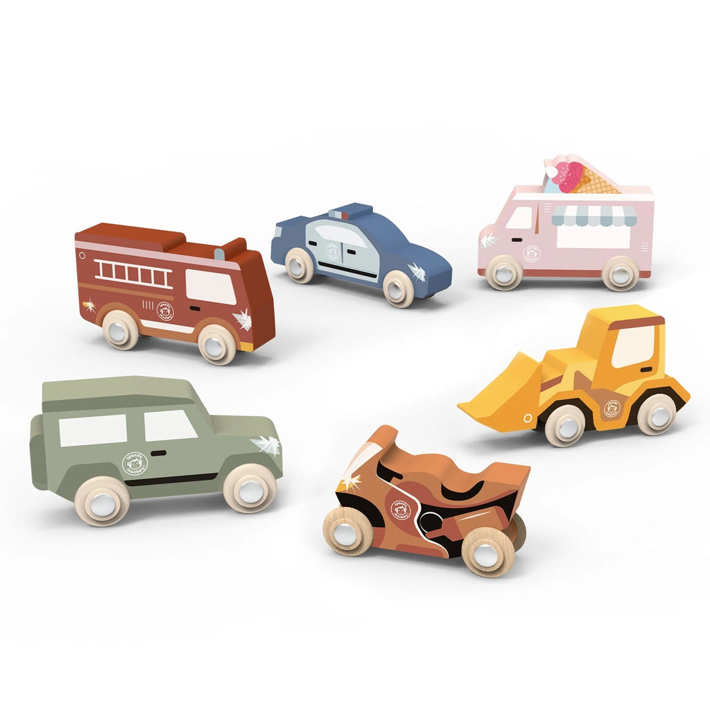 Speedy Monkey Wooden Utilities Vehicle