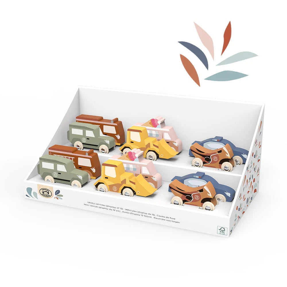 Speedy Monkey Wooden Utilities Vehicle