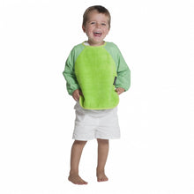 2 PACK - Mum 2 Mum Long Sleeved Wonder Bibs in Red / Lime