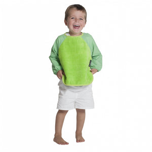 2 PACK - Mum 2 Mum Long Sleeved Wonder Bibs in Red / Lime