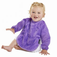 2 PACK - Mum 2 Mum Long Sleeved Wonder Bibs in Cerise / Purple