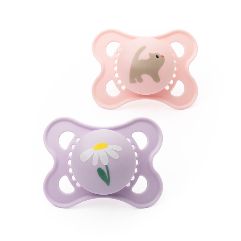 MAM Original Soother Pink Design - 0-6m - 2 Pack