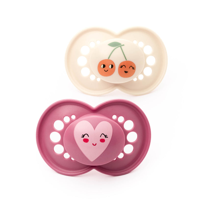 MAM Original Soother Pink Design - 6-18m - 2 Pack