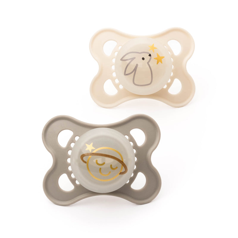 MAM Night Soother Unisex Astro - 6-18m - 2 Pack