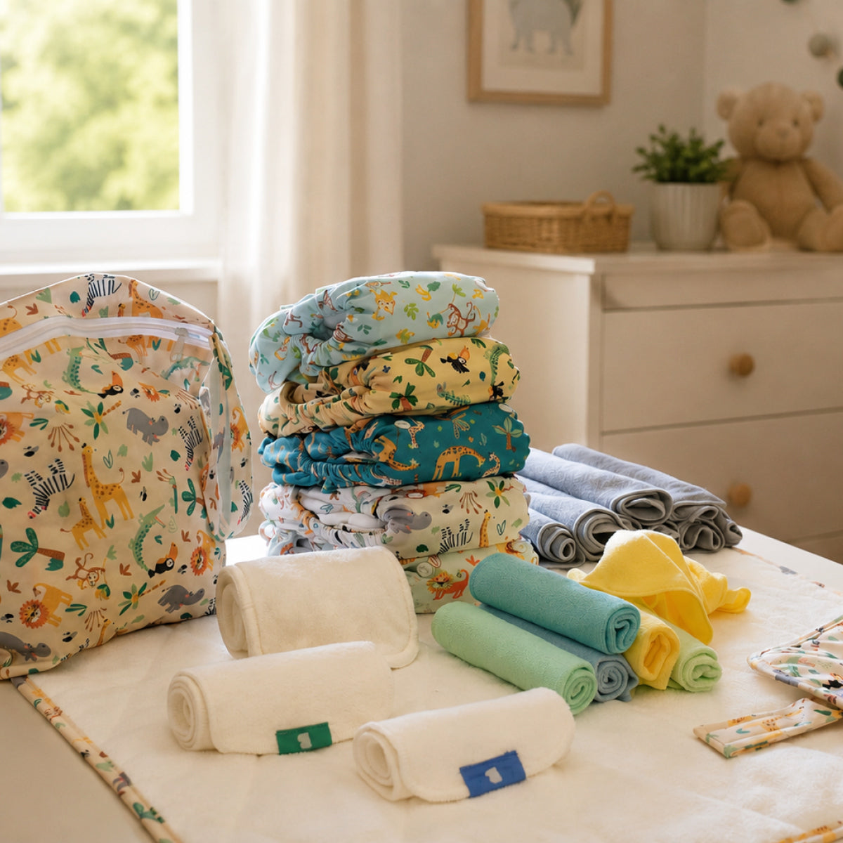 Bambino Mio Everything Reusable Nappy Bundle - Garden Party & Pastels