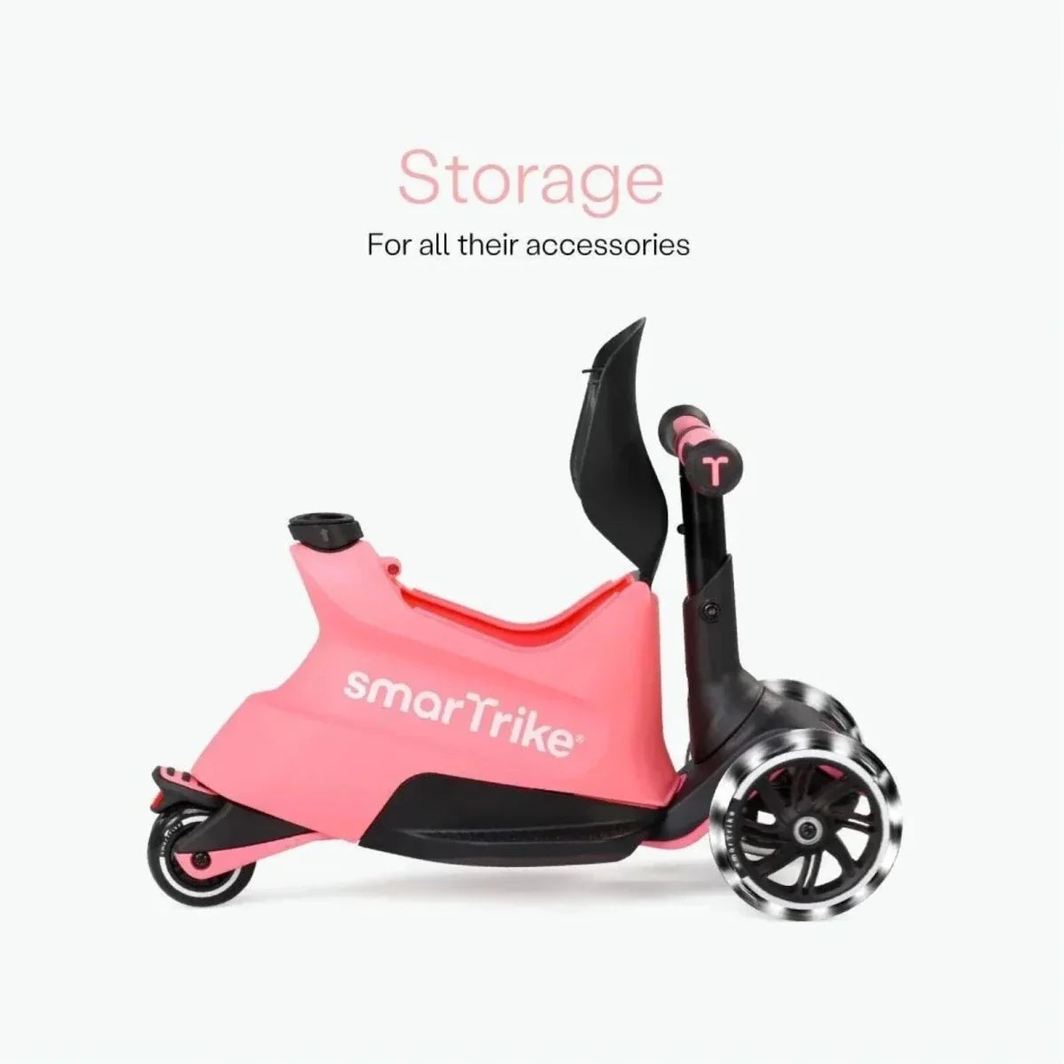 smarTrike Xtend Ride On Scooter Plus - Salmon Pink