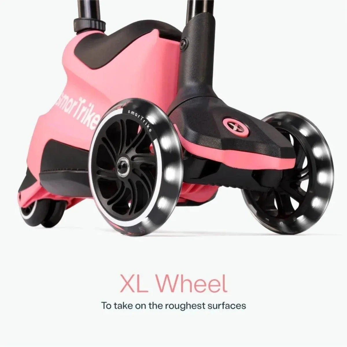 smarTrike Xtend Ride On Scooter Plus - Salmon Pink