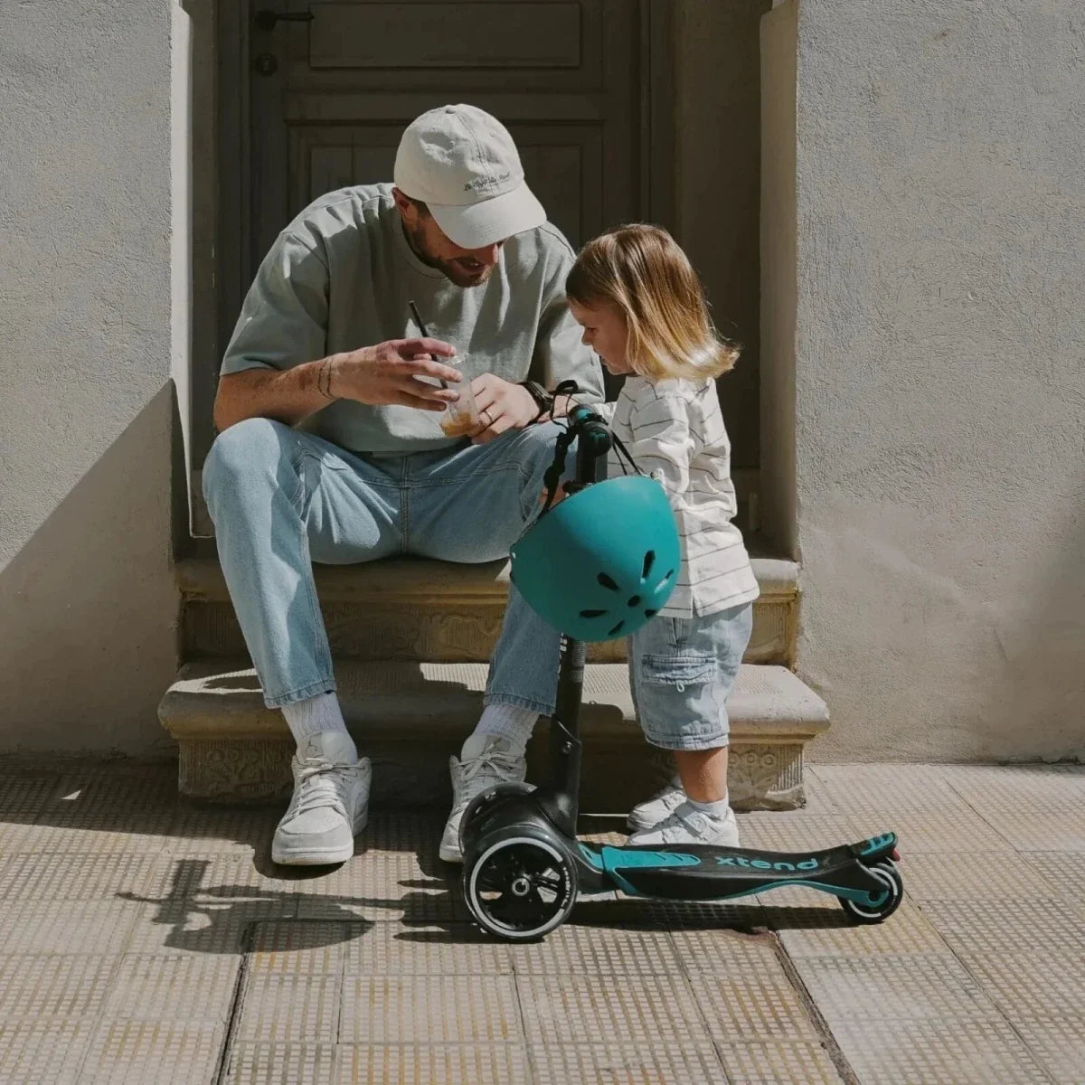 smarTrike Xtend Ride On Scooter Plus - Salmon Pink