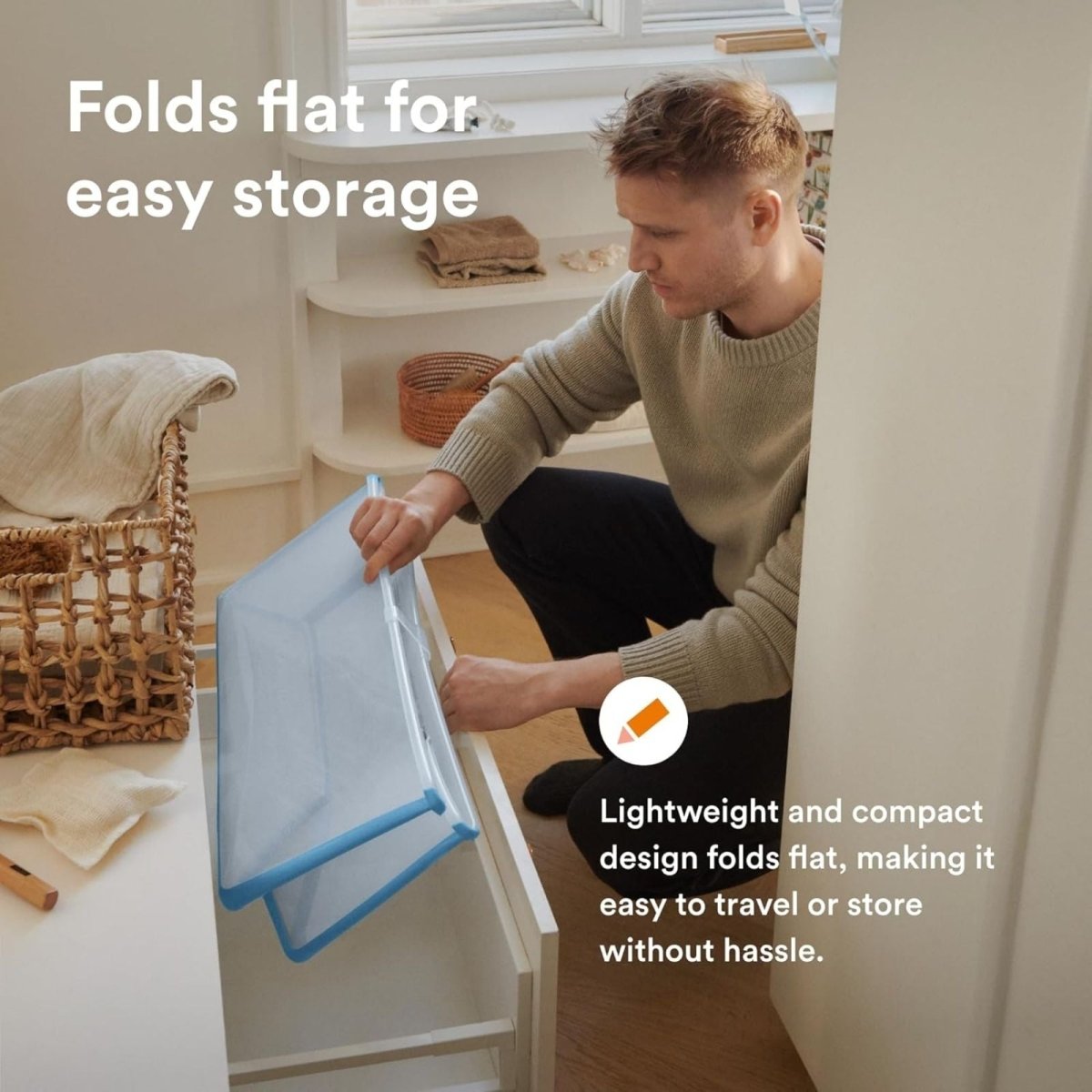 Stokke Flexi Bath Baby Bath & Flexi Bath Newborn Support Bundle - Ocean Blue