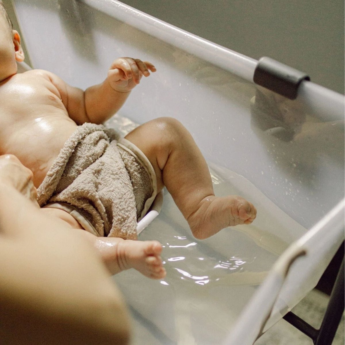 Stokke Flexi Bath Baby Bath & Flexi Bath Newborn Support Bundle - Ocean Blue