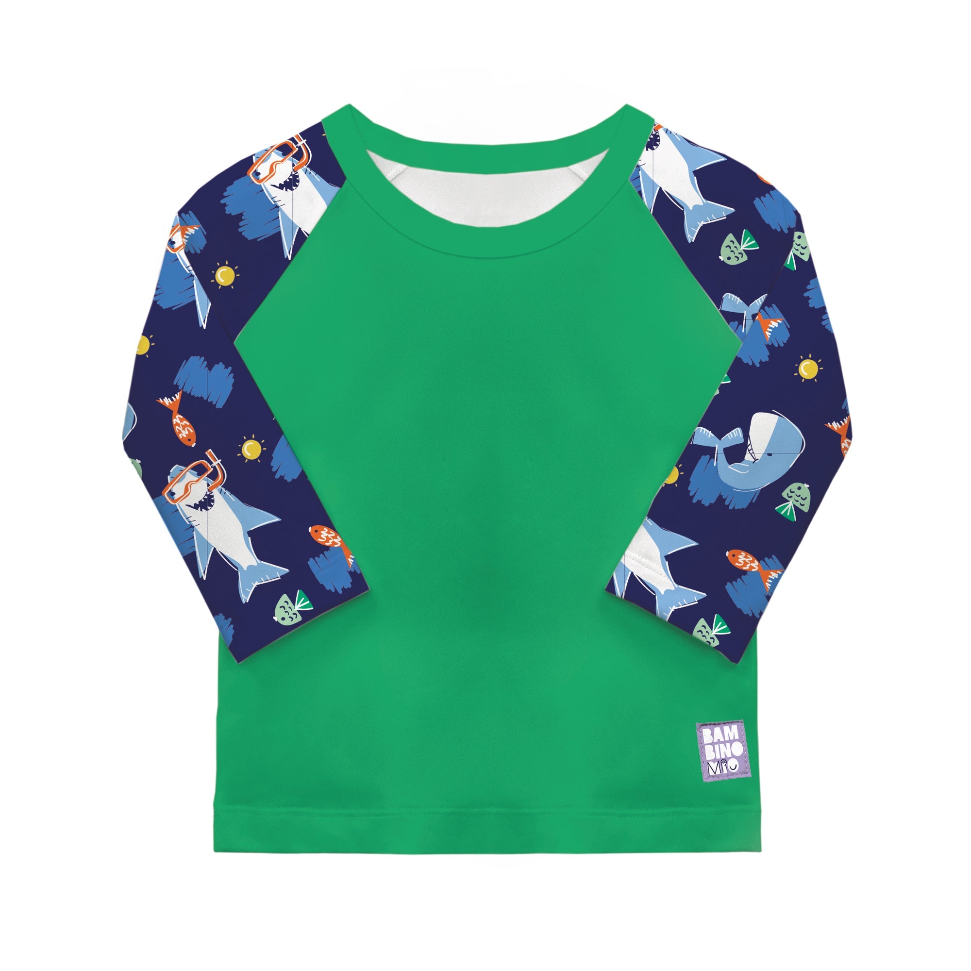 Bambino Mio UPF 40+ Soft and Gentle Protective Swim Rash Vest - Ocean Explorers