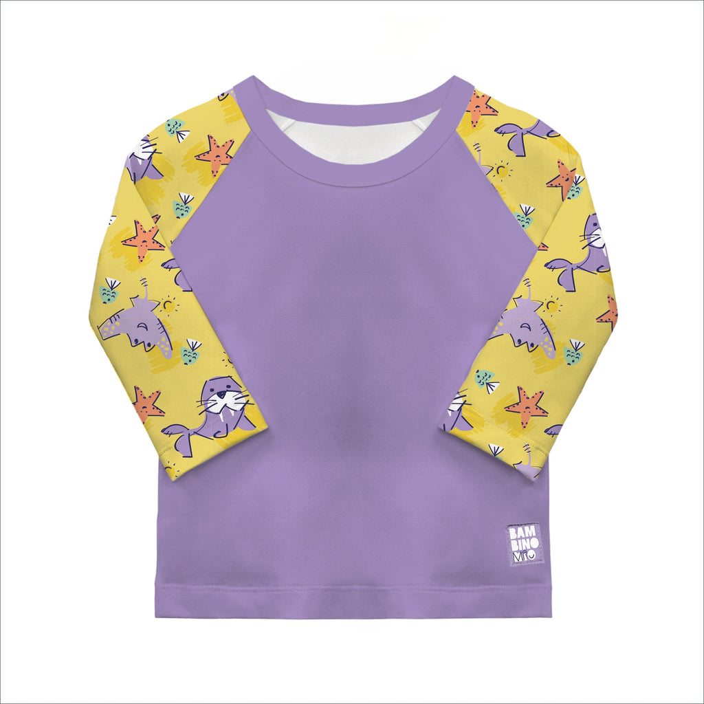 Bambino Mio UPF 40+ Soft and Gentle Protective Swim Rash Vest - Sand Squad