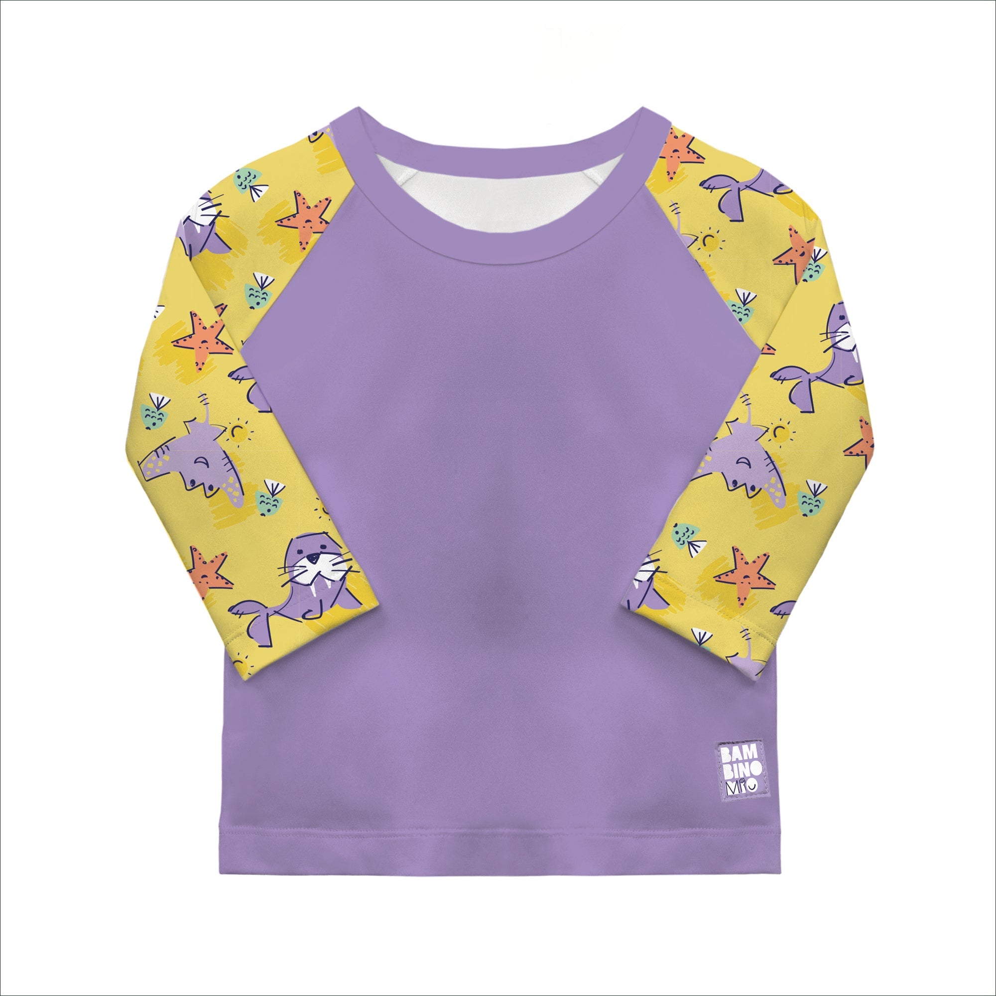 Bambino Mio UPF 40+ Soft and Gentle Protective Swim Rash Vest - Sand Squad